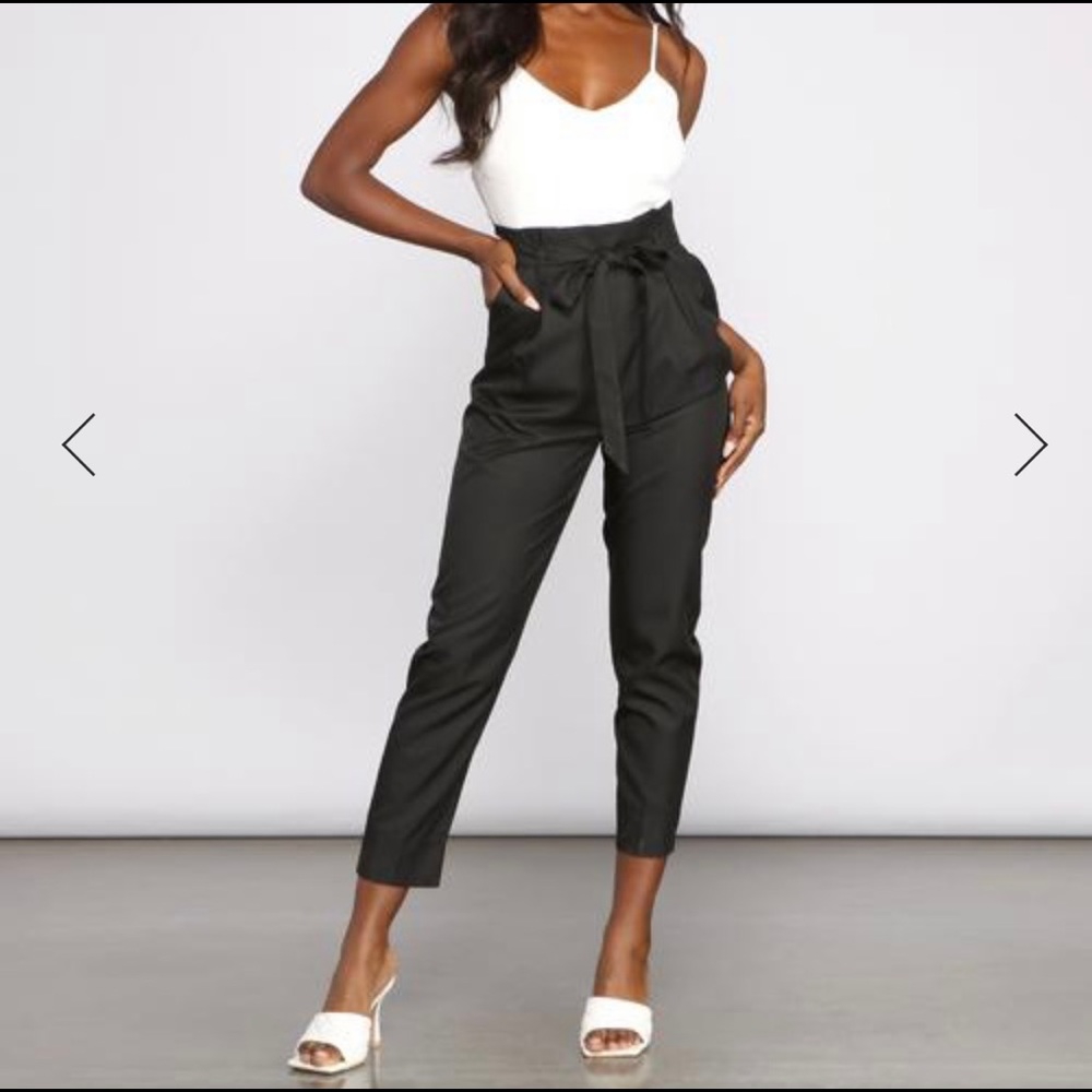 White and black jumpsuit